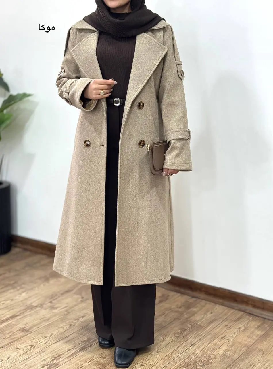 پالتو فوتر بلند آستردار همیلا